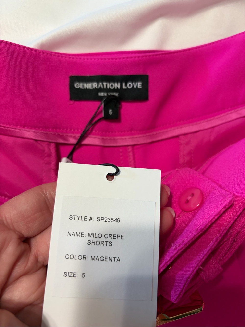 Generation Love Magenta Delilah Crepe Blazer and blazer